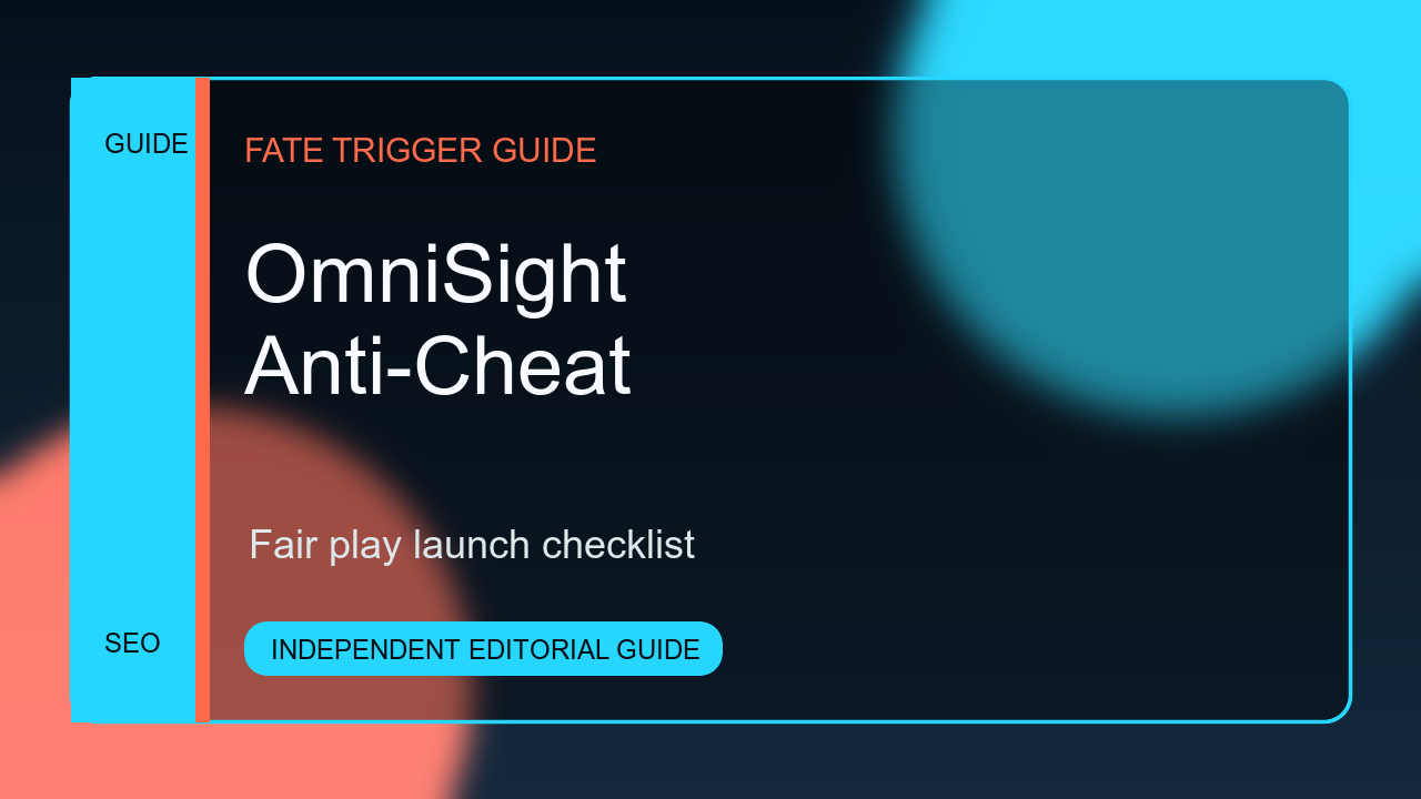 Fate Trigger OmniSight Anti-Cheat Guide: what fair-play claims mean for launch guide artwork