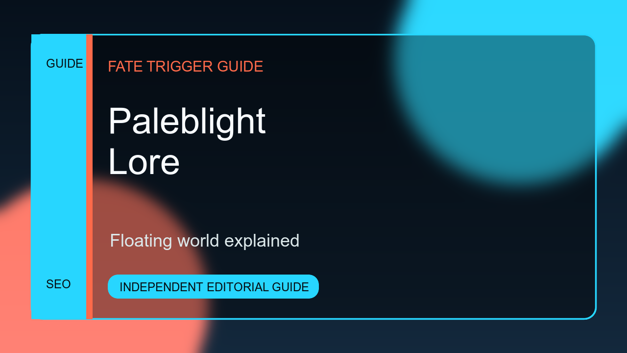 Fate Trigger Paleblight Lore Explained guide artwork